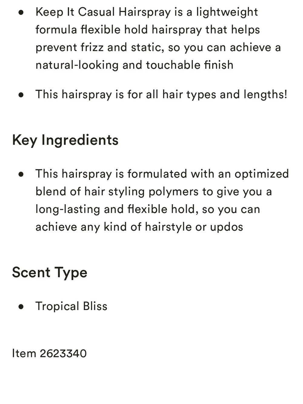 BedHead Keep It Casual Hairspray - Pink and Orange Gradient Can